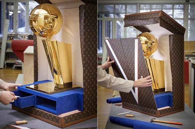 What are the Tiffany & Co-made NBA Championship Trophy and Louis Vuitton  case really worth